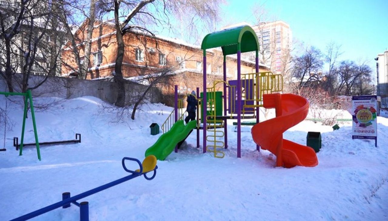 Детские игровые комплексы, сделанные в Хабаровске, будут поставлять в Киргизию