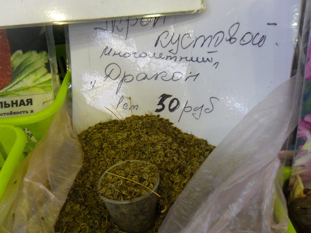 Семена "многолетнего укропа" продавали без фасовки - мерными стаканчиками
