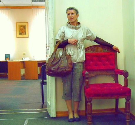 Ирина Харитонова в Дальневосточной государственной научной библиотеке