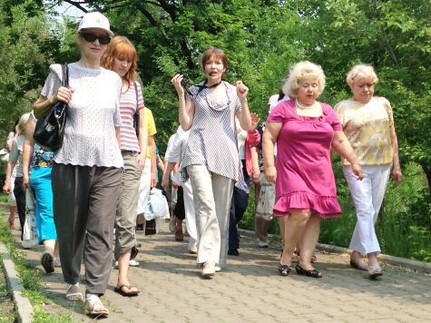 Краевые медики тоже организовали народные акции - прогулки с врачом