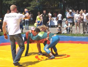 Куреш - национальная борьба на поясах