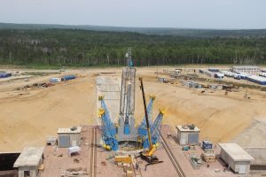 Строительство дальневосточного космодрома продолжается. И не видно пока конца и скандалам вокруг стройки века. Фото Спецстроя России.