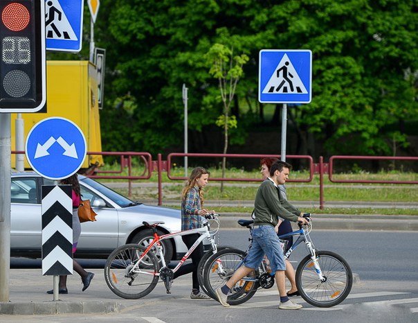 Пьяный велосипедист устороил аварию в Хабаровске