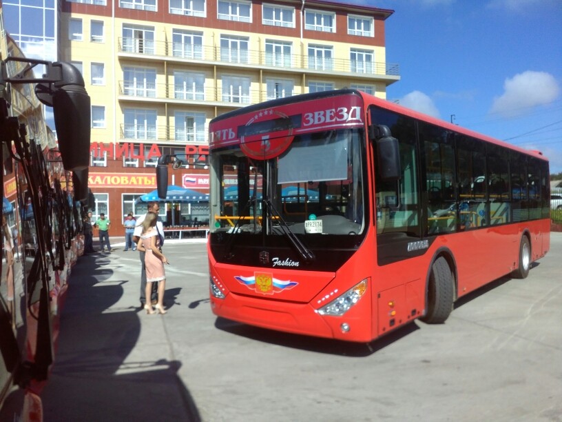 Хабаровчан будут возить китайские автобусы