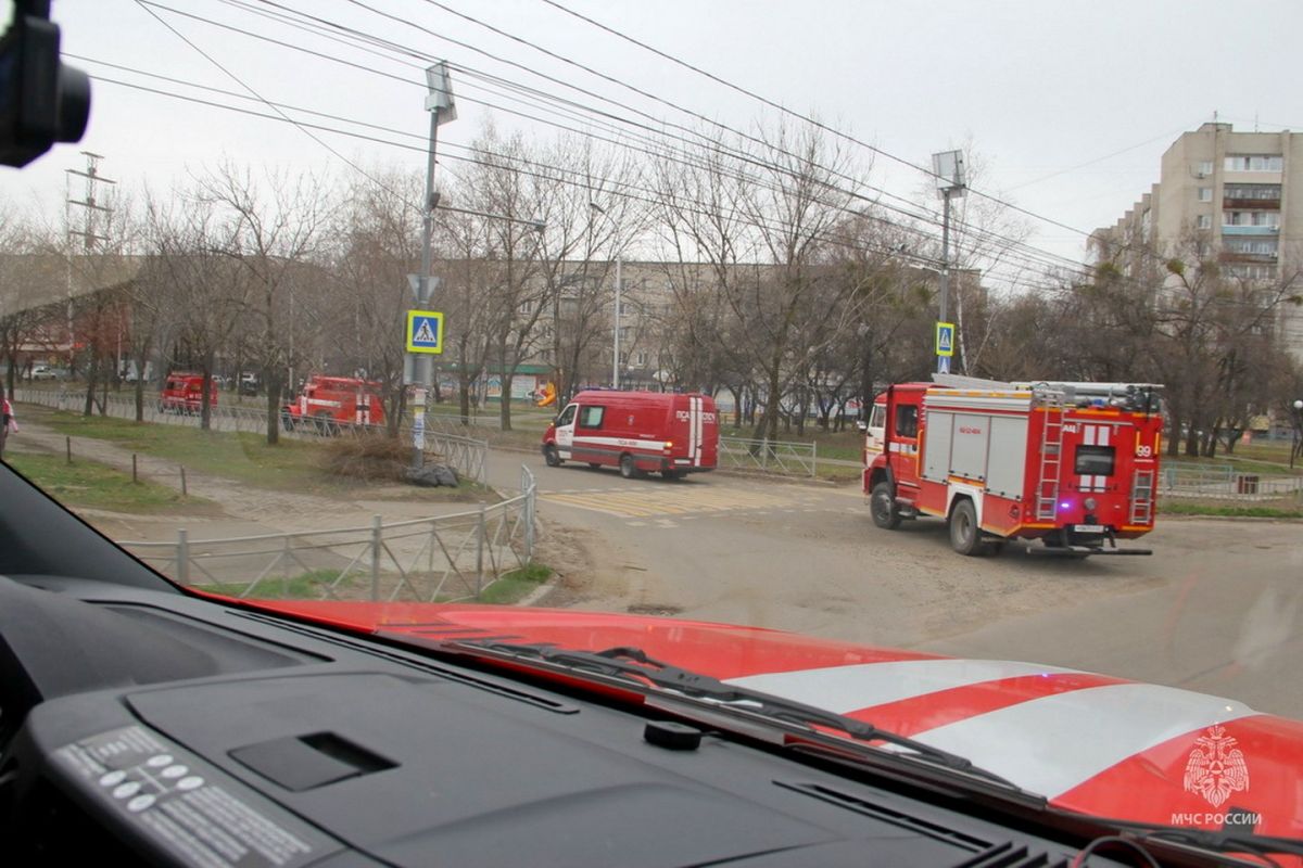 Парад пожарной техники прошёл в Хабаровске