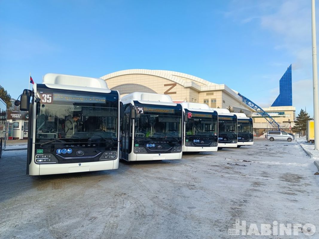 Новые автобусы из Китая будут возить хабаровчан