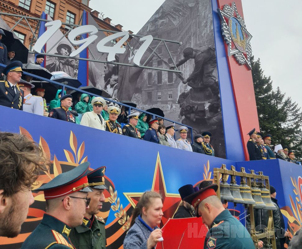 Торжества по случаю 79-летия победы в Великой Отечественной войне в Хабаровске