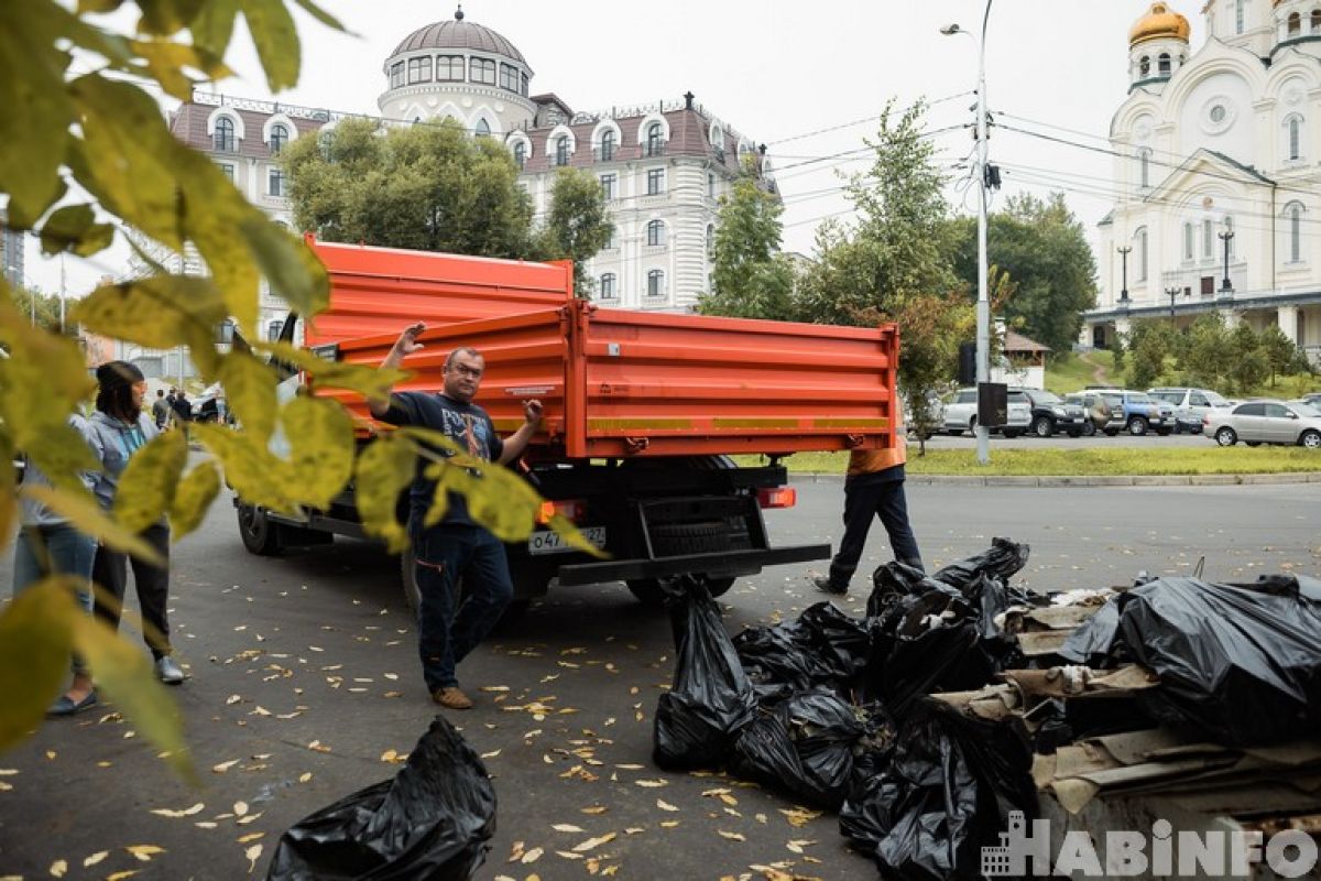 Весенняя уборка в Хабаровске: город преображается к лету