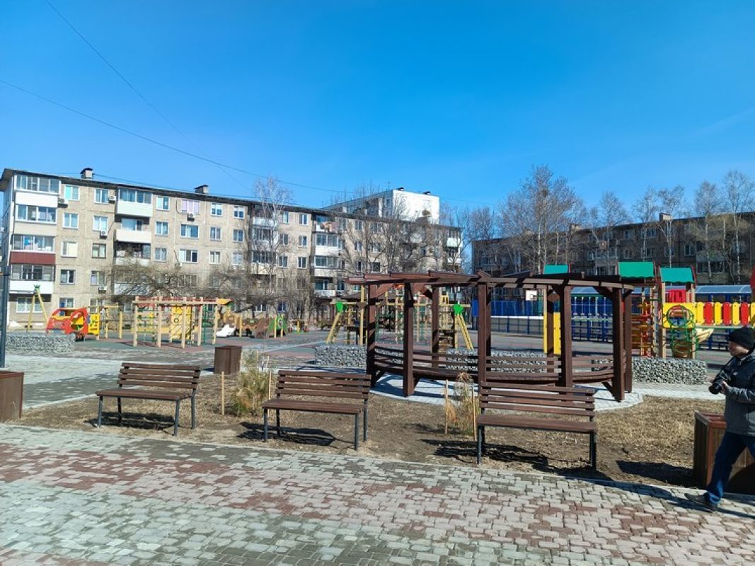 Семь дворов в&nbsp;Хабаровске и&nbsp;19 по&nbsp;краю благоустроят в&nbsp;этом году по&nbsp;федеральной программе