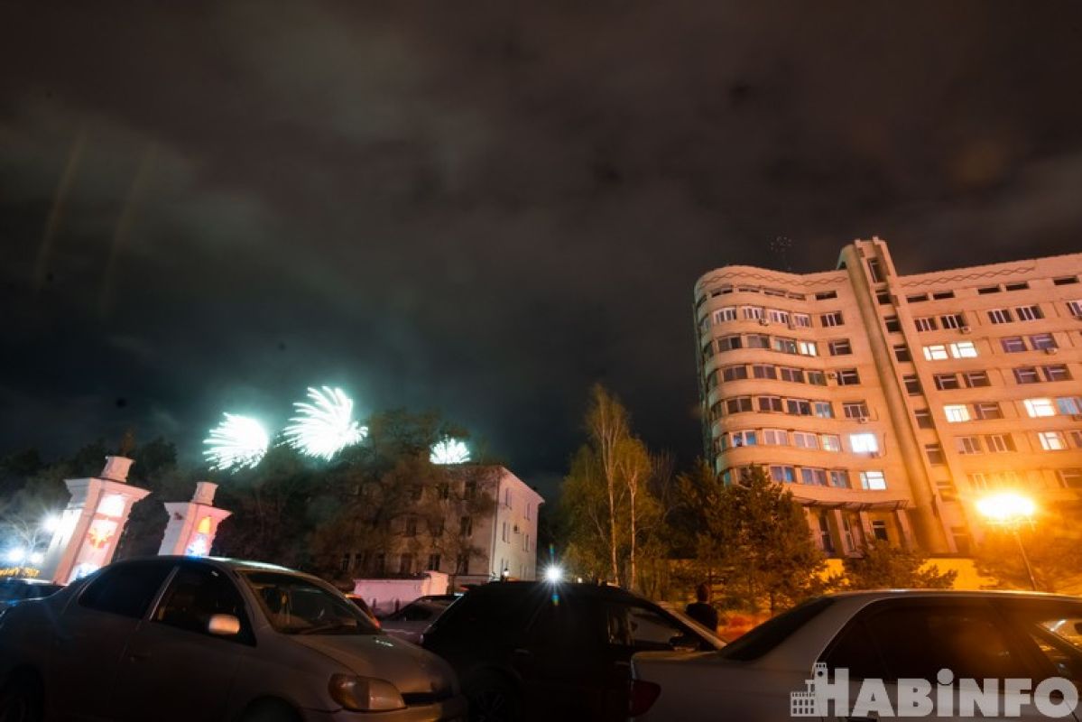Салют в Хабаровске: сравниваем «ковидный» и «постковидный»