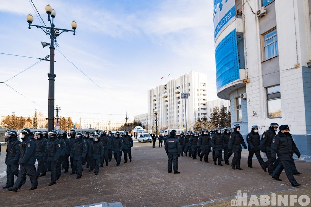 Несанкционированный митинг 31 января в Хабаровске переоценили