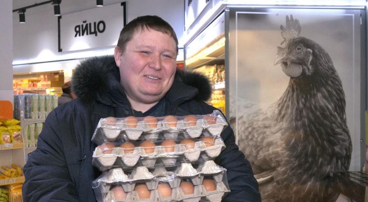 Яйцо со скидкой от местного производителя
