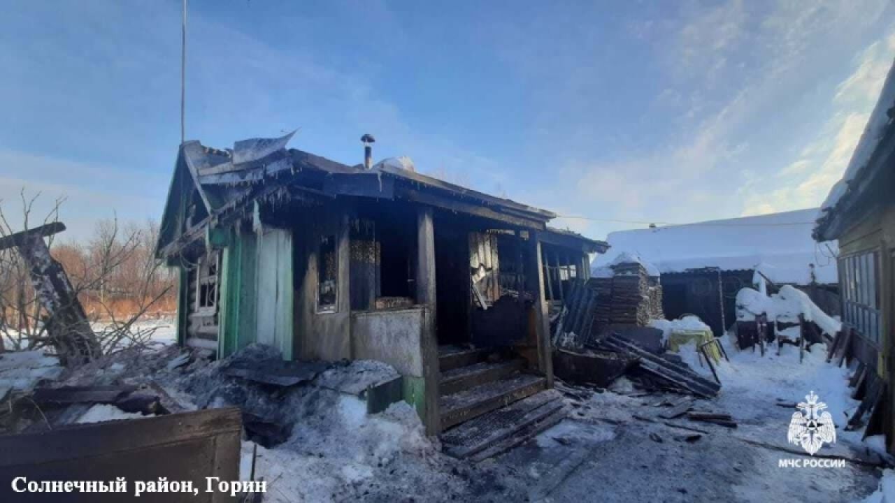 Два трагических пожара унесли жизни троих жителей Хабаровского края