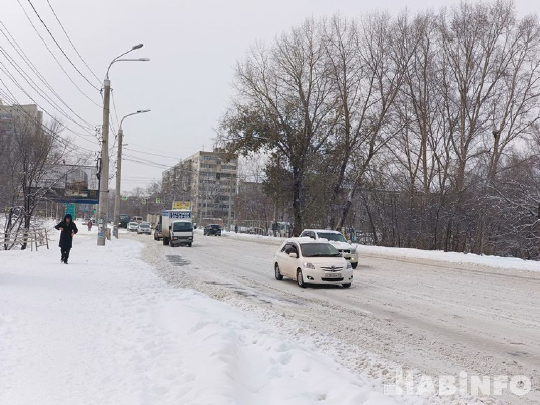 Снежный циклон взял в плен Хабаровский край