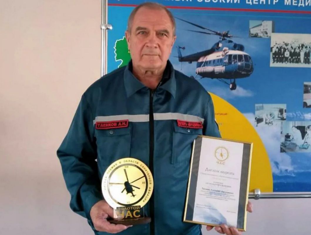 Врач из Хабаровского центра медицины катастроф награждён медалью Луки Крымского