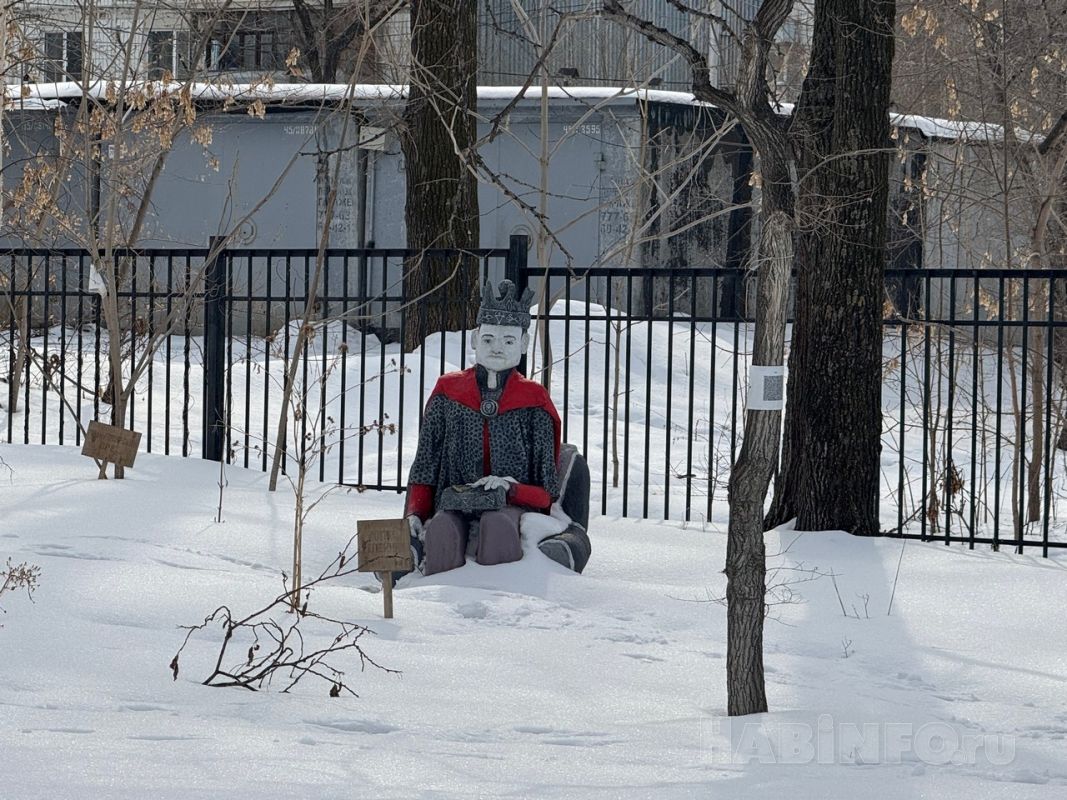 И снова снег: зима не хочет покидать Хабаровск (Фоторепортаж)