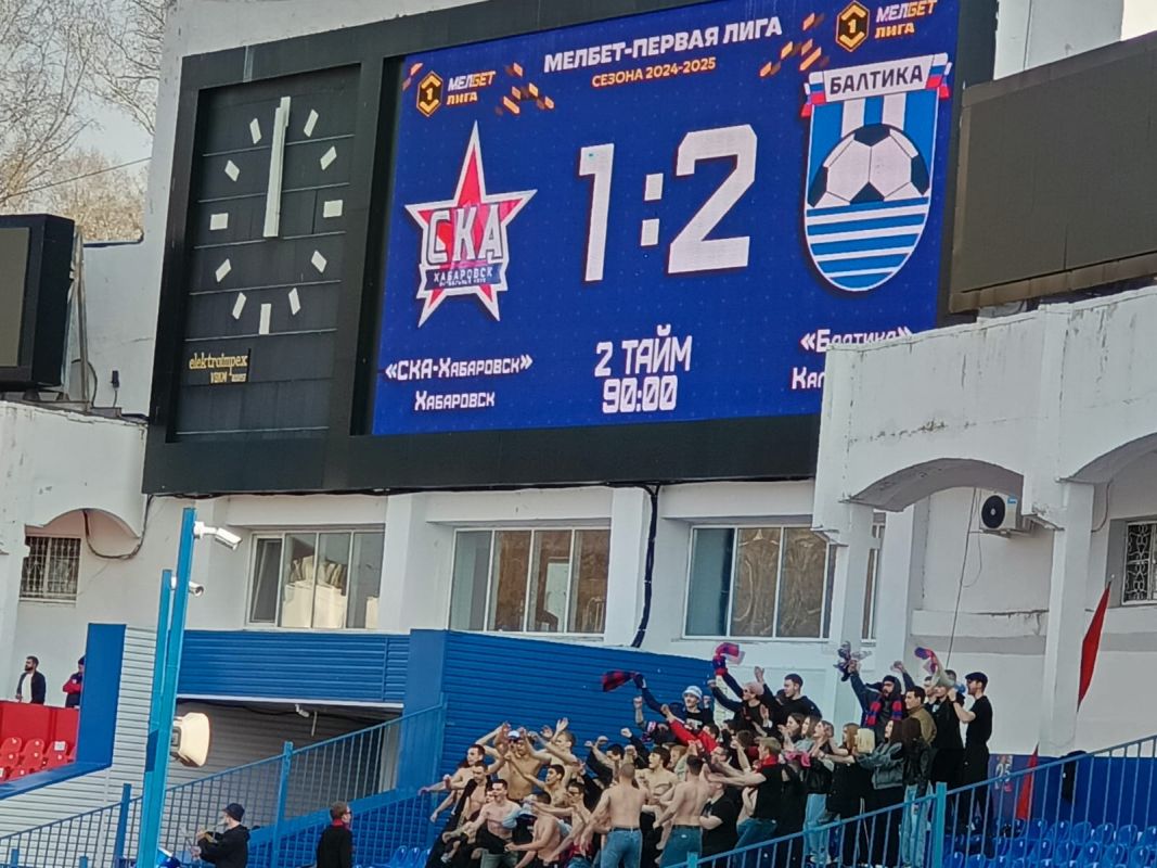 «Балтика» в Хабаровске продлила беспроигрышную серию до 17 матчей