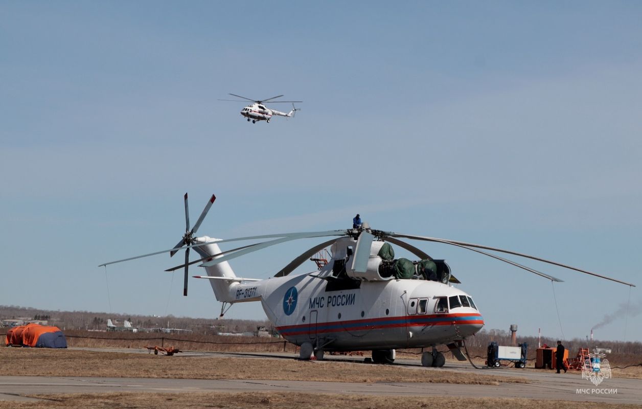 На островах Хабаровска спасатели разместили временные посты