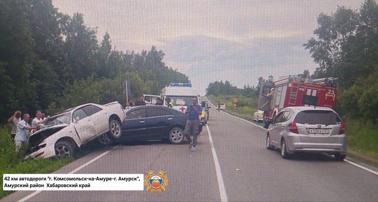 Четверо детей пострадали в&nbsp;серьёзном ДТП в&nbsp;Амурском районе Хабаровского края