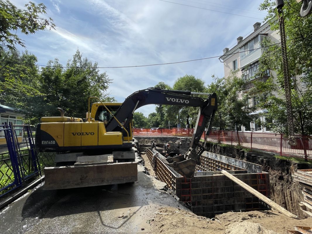 Энергетики обновляют теплосети Хабаровска