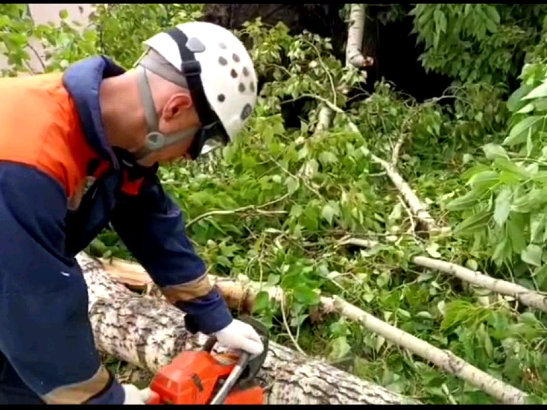 Более 1500 объектов остались без света в Хабаровске после мощного ливня