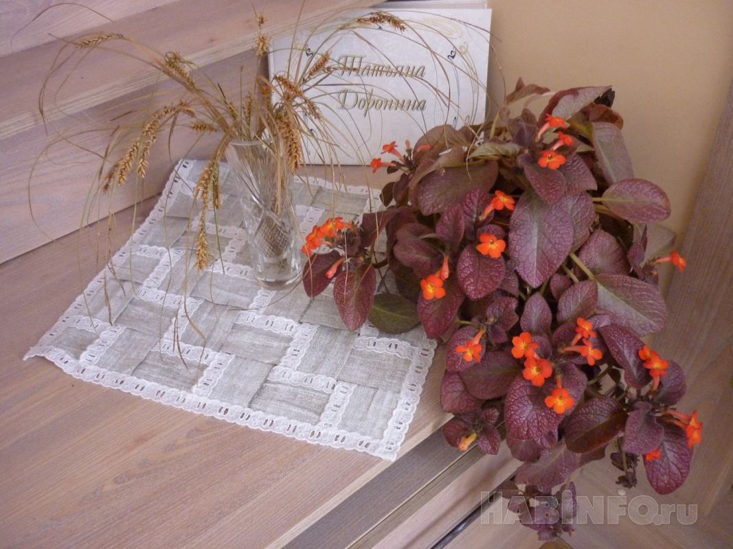 Мастер-класс от «Хабинфо»: салфетка в стиле шебби-шик