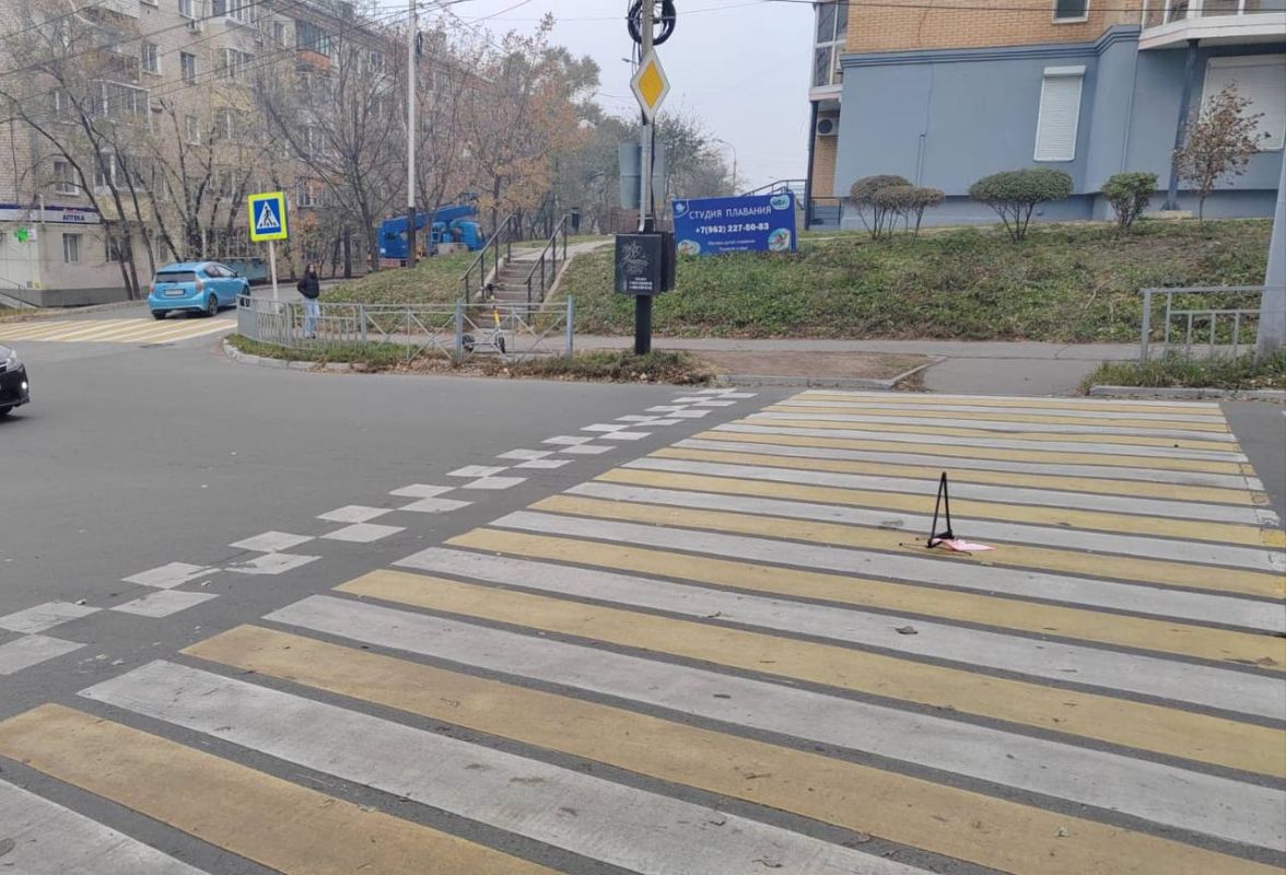 На улице Дикопольцева в Хабаровске произошло ДТП с пешеходами