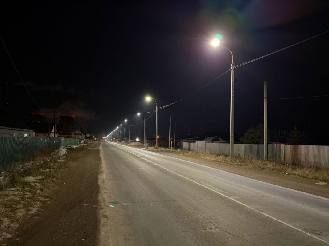 Новые светодиодные светильники появились на&nbsp;Северном шоссе в&nbsp;Комсомольске‑на‑Амуре
