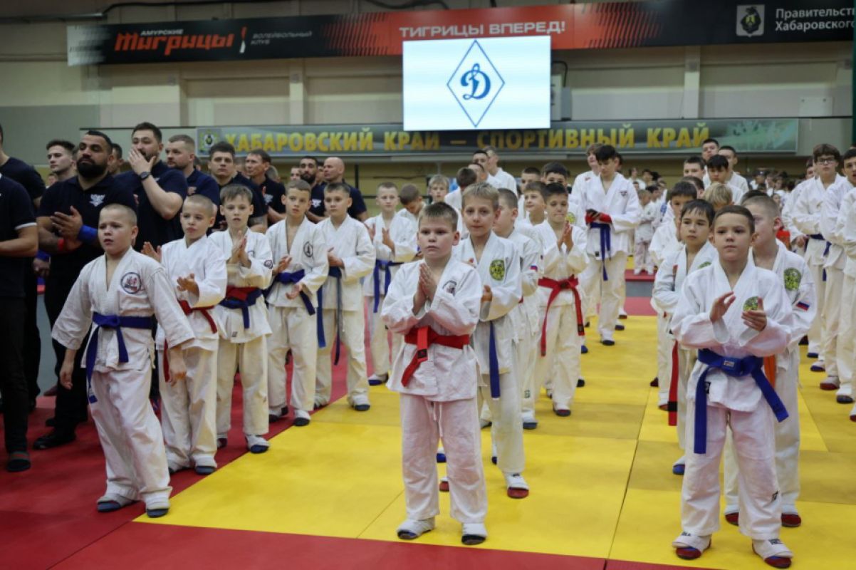 Около 500 юных спортсменов Дальнего Востока участвуют в&nbsp;фестивале «Юный Динамовец» в&nbsp;Хабаровске