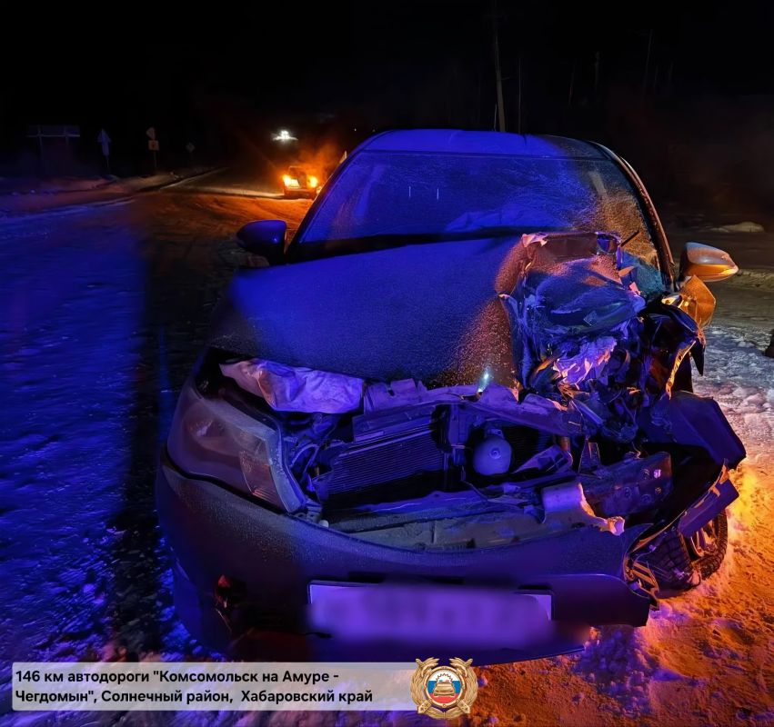 Двое детей и&nbsp;женщина пострадали в&nbsp;лобовом ДТП в&nbsp;Солнечном районе Хабаровского края
