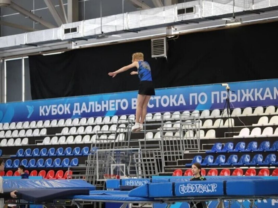 Хабаровские спортсмены завоевали 59 медалей на&nbsp;Всероссийском «Кубке Дальнего Востока» по&nbsp;прыжкам на&nbsp;батуте