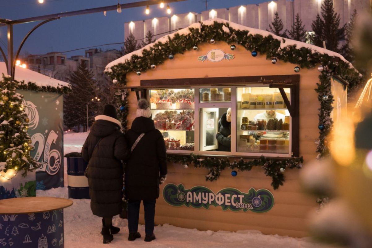 Более 50 мастеров и&nbsp;предпринимателей участвуют в&nbsp;зимней ярмарке в&nbsp;центре Хабаровска