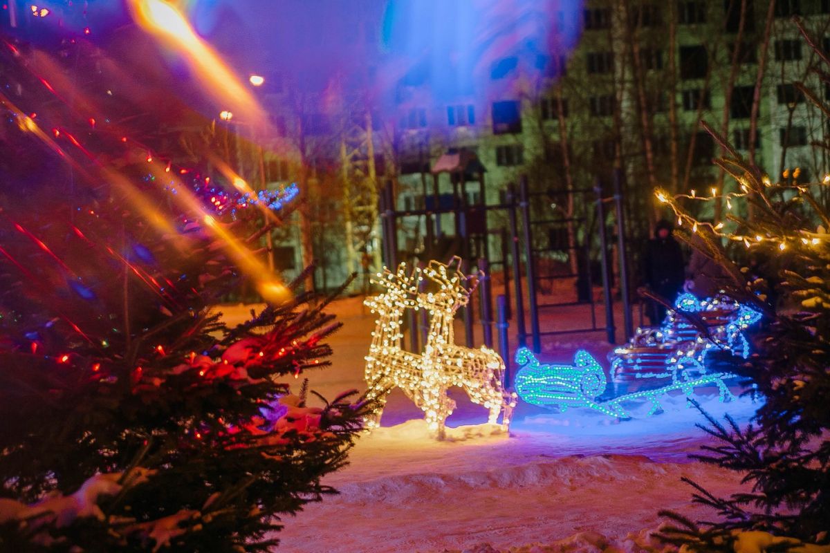 Сказка на&nbsp;Карла Маркса: в&nbsp;Хабаровске каждый вечер зажигаются огни уютного городка