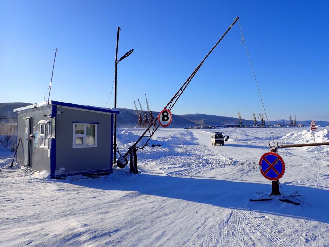 Грузоподъёмность ледовой переправы Николаевск‑на‑Амуре — Подгорное увеличена до&nbsp;8 тонн