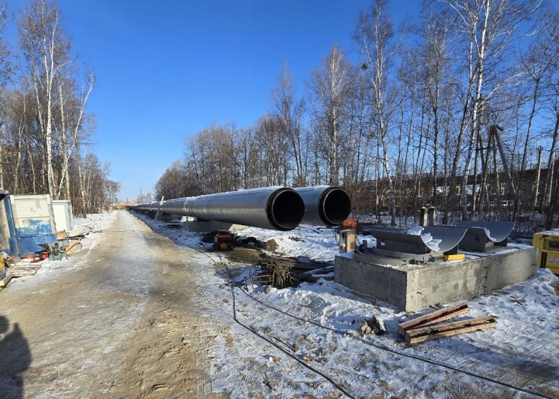 В Хабаровске завершен первый этап строительства теплотрассы «Авангард»