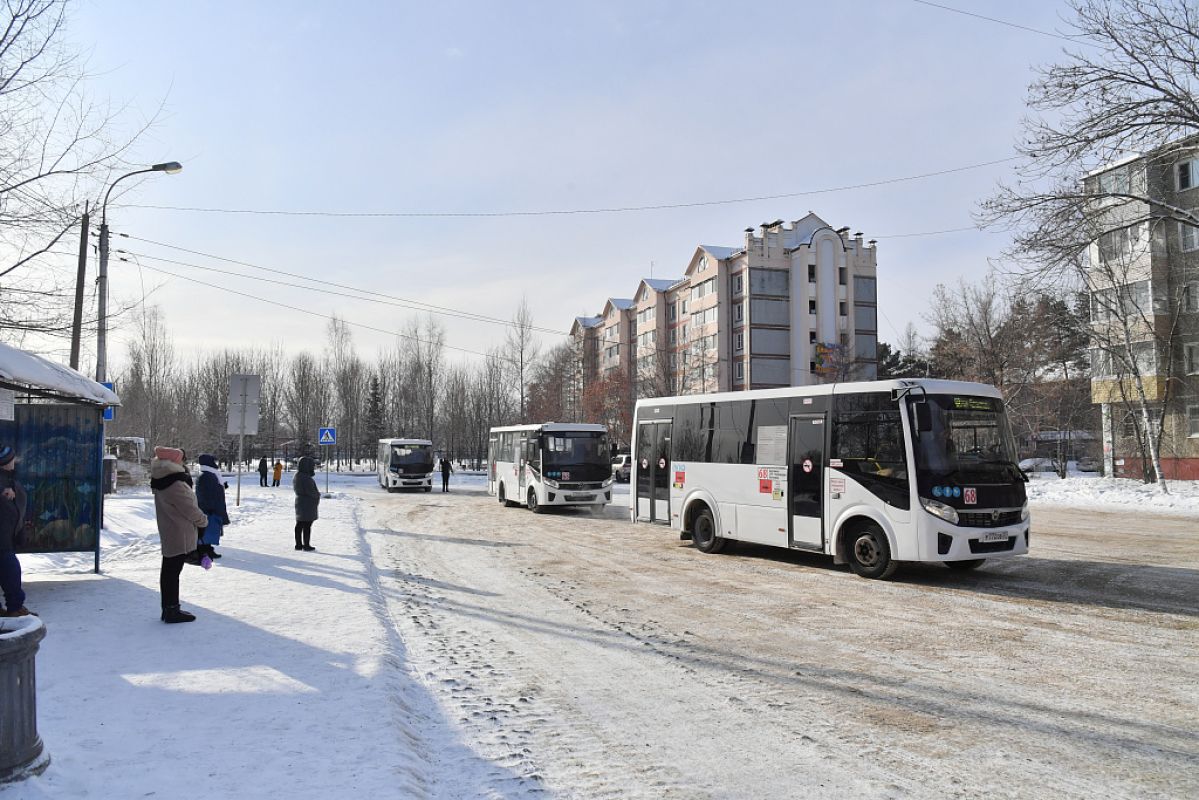 Новые автобусы вышли на&nbsp;маршрут № 68 в&nbsp;Хабаровске — старый подвижной состав списан
