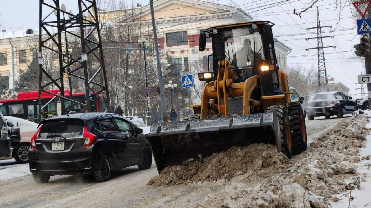 Опубликован график работы снегоуборочной техники в&nbsp;Хабаровске до&nbsp;22 февраля