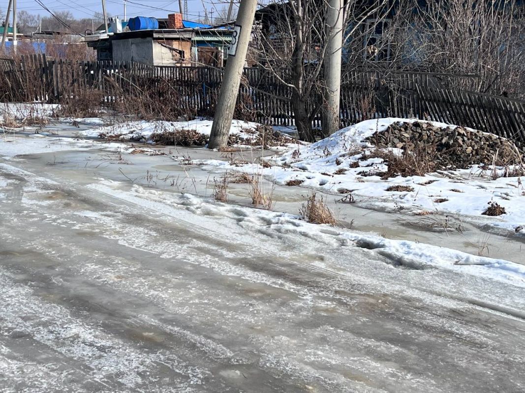 В Бикине устраняют последствия подтопления на&nbsp;улице Фабричной