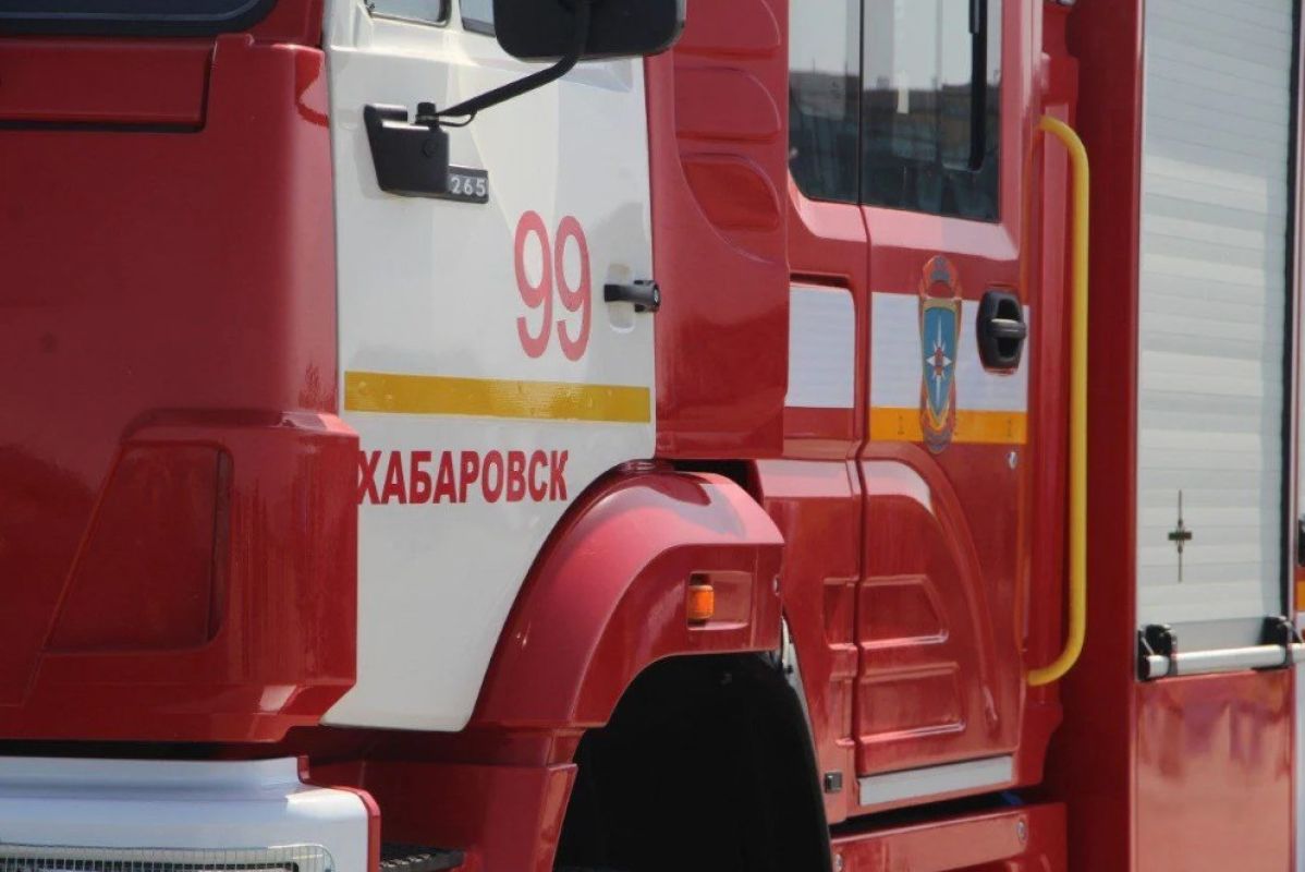Хабаровские пожарные потушили возгорание в&nbsp;подъезде дома на&nbsp;Краснореченской