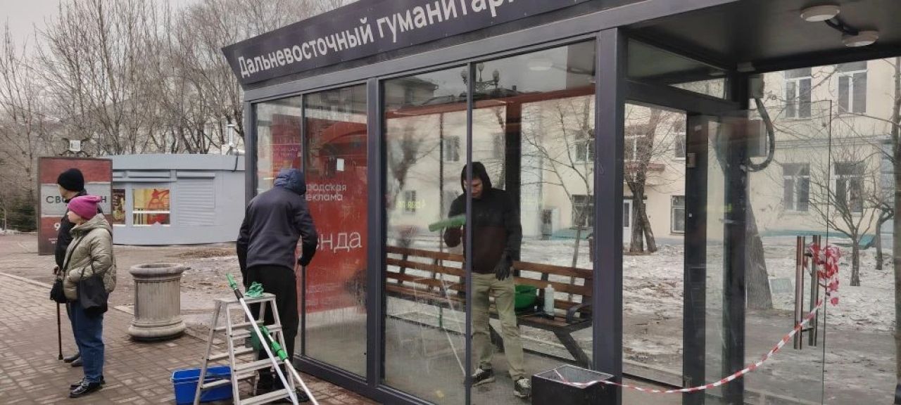 В Хабаровске начали замену павильонов на&nbsp;десяти остановках