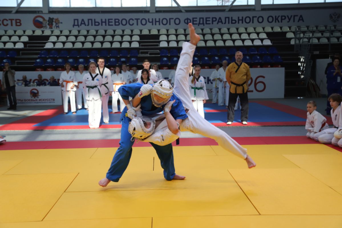 От тхэквондо до&nbsp;муай‑тай: в&nbsp;Хабаровске начались Игры боевых искусств ДФО