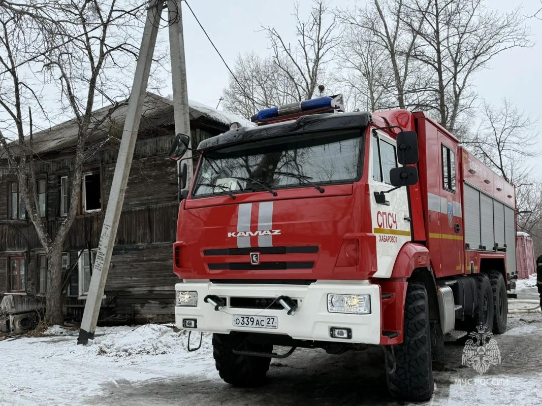 Пожар уничтожил деревянное строение в&nbsp;СНТ «Мукомол» Хабаровского края