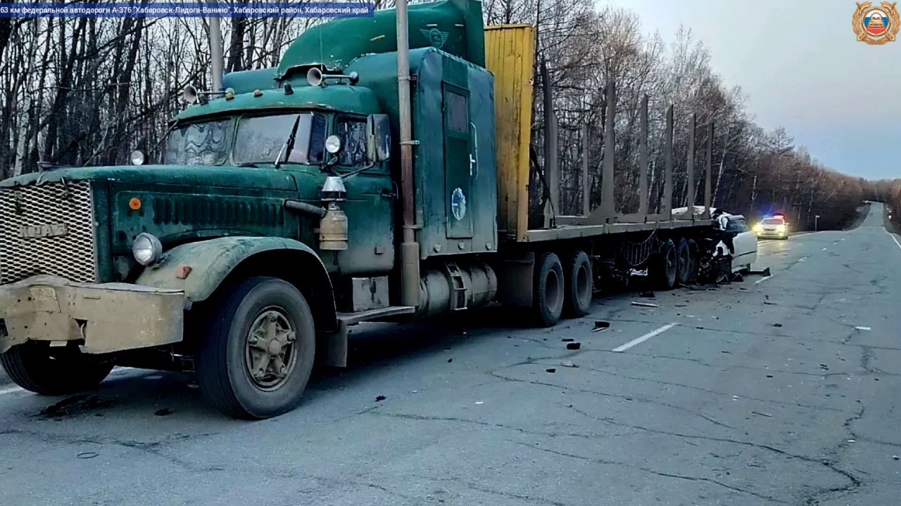 Два человека погибли в&nbsp;ночном ДТП на&nbsp;трассе «Хабаровск — Лидога — Ванино»