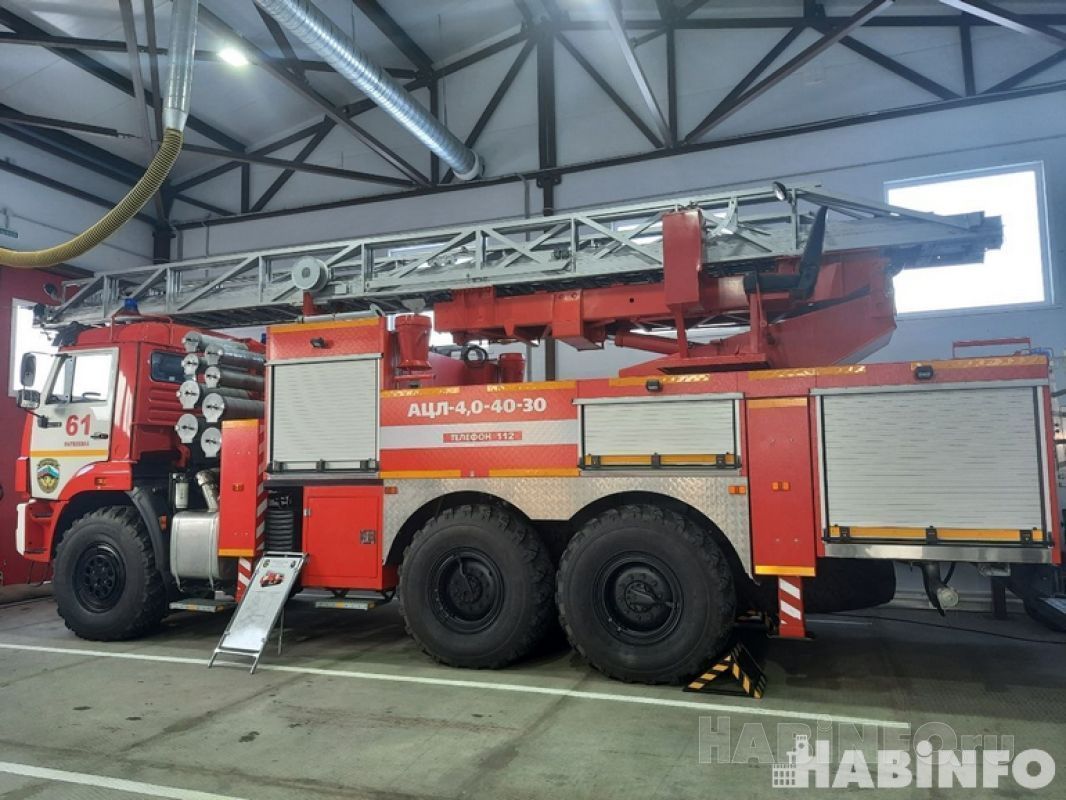 В Хабаровском крае пожарные остановили ландшафтный пожар у&nbsp;села Голубичное