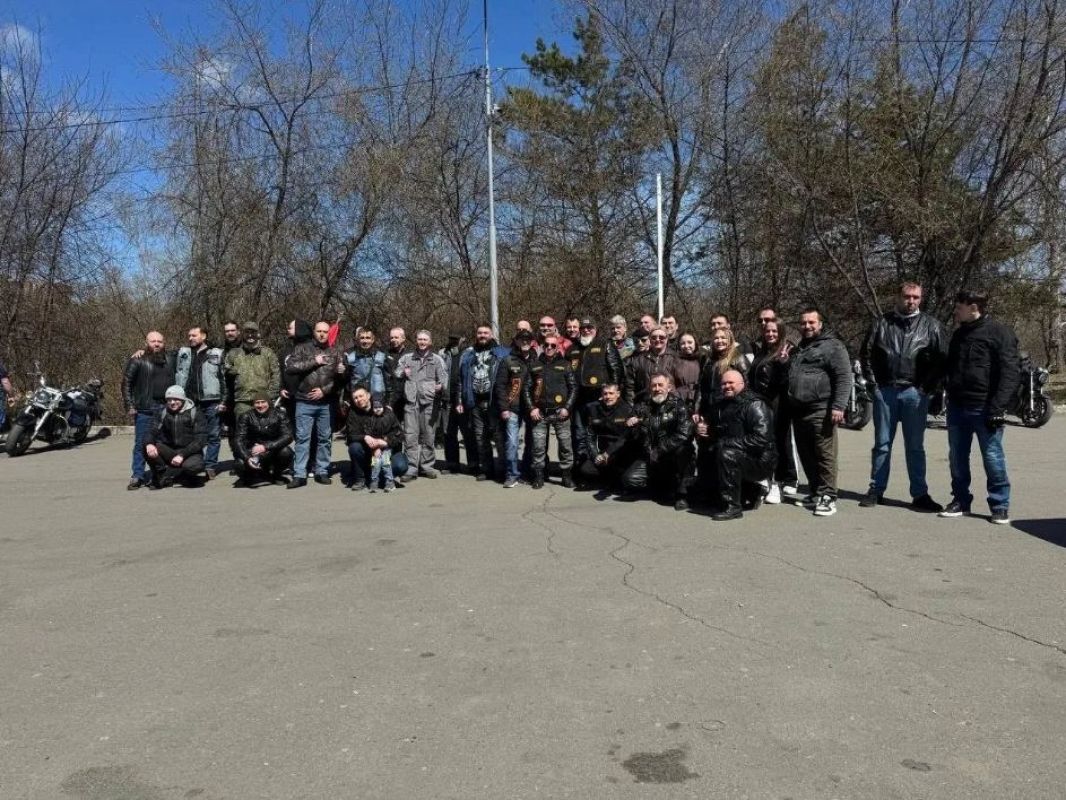 В Комсомольске-на-Амуре провели мотопробег к&nbsp;81-й годовщине Победы