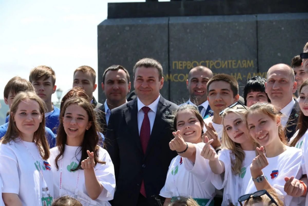 В Комсомольске-на-Амуре Дмитрий Демешин встретился с&nbsp;участниками «Российской студенческой весны»