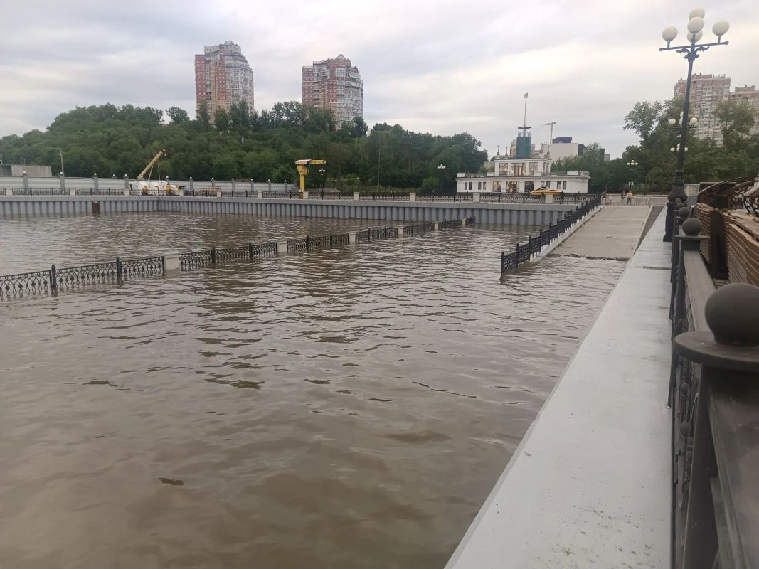 Амур прибывает: вода уже пришла на&nbsp;хабаровские дачи