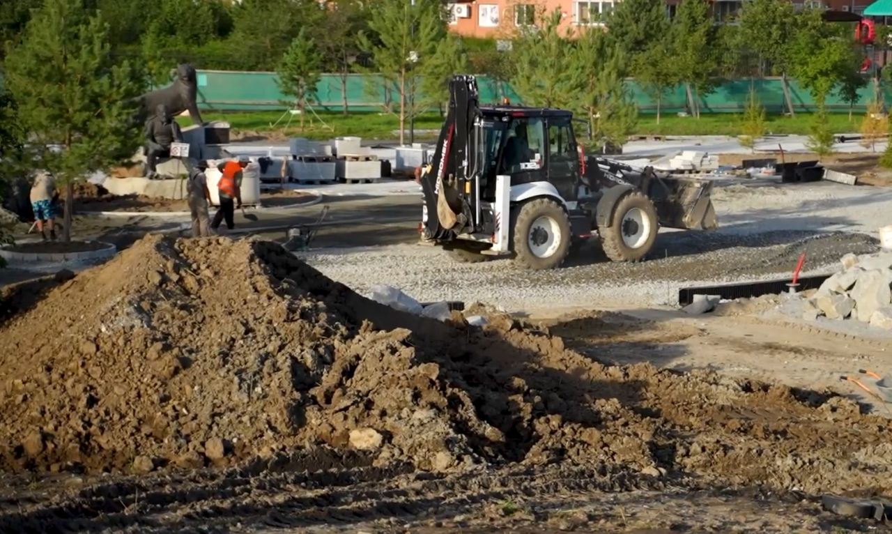 В Хабаровске у&nbsp;арены «Ерофей» создают парк «Тайга» и&nbsp;Сад камней — новые общественные пространства