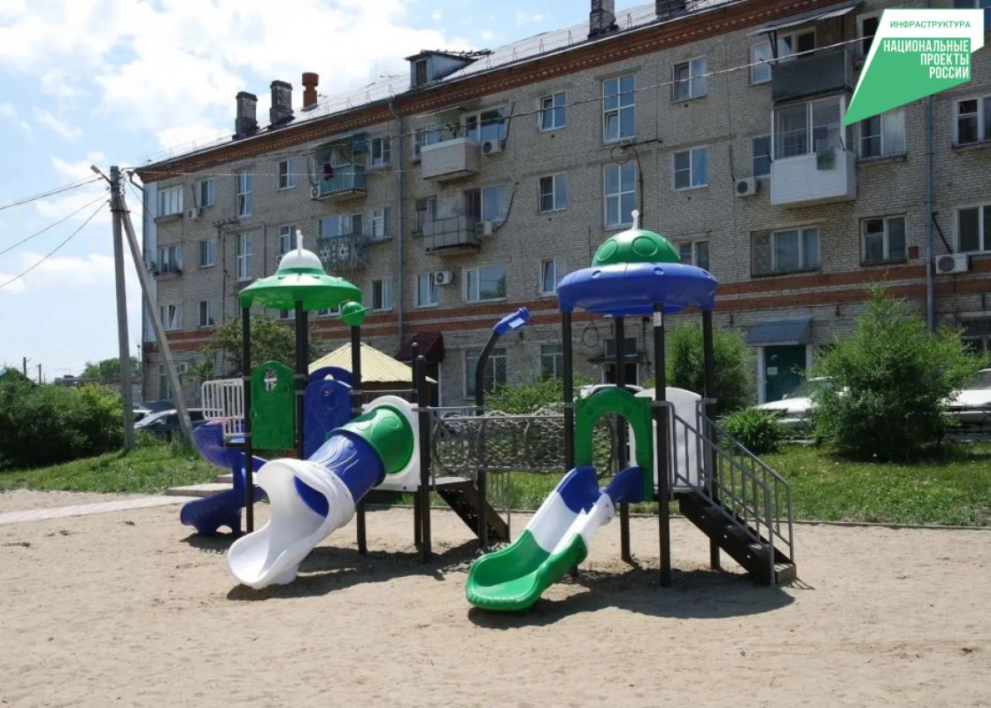 Современная детская площадка появилась в&nbsp;Князе-Волконском