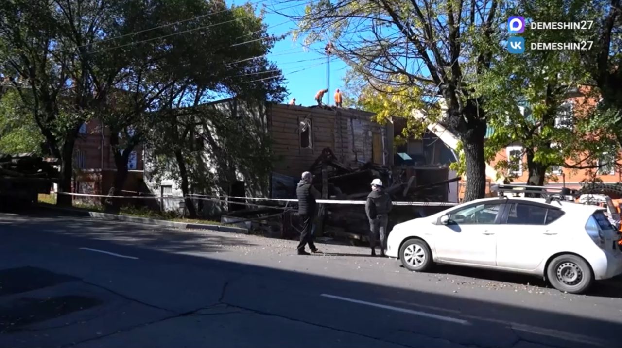 В Хабаровске в&nbsp;переулке Дьяченко расчищают площадку под&nbsp;детскую школу искусств
